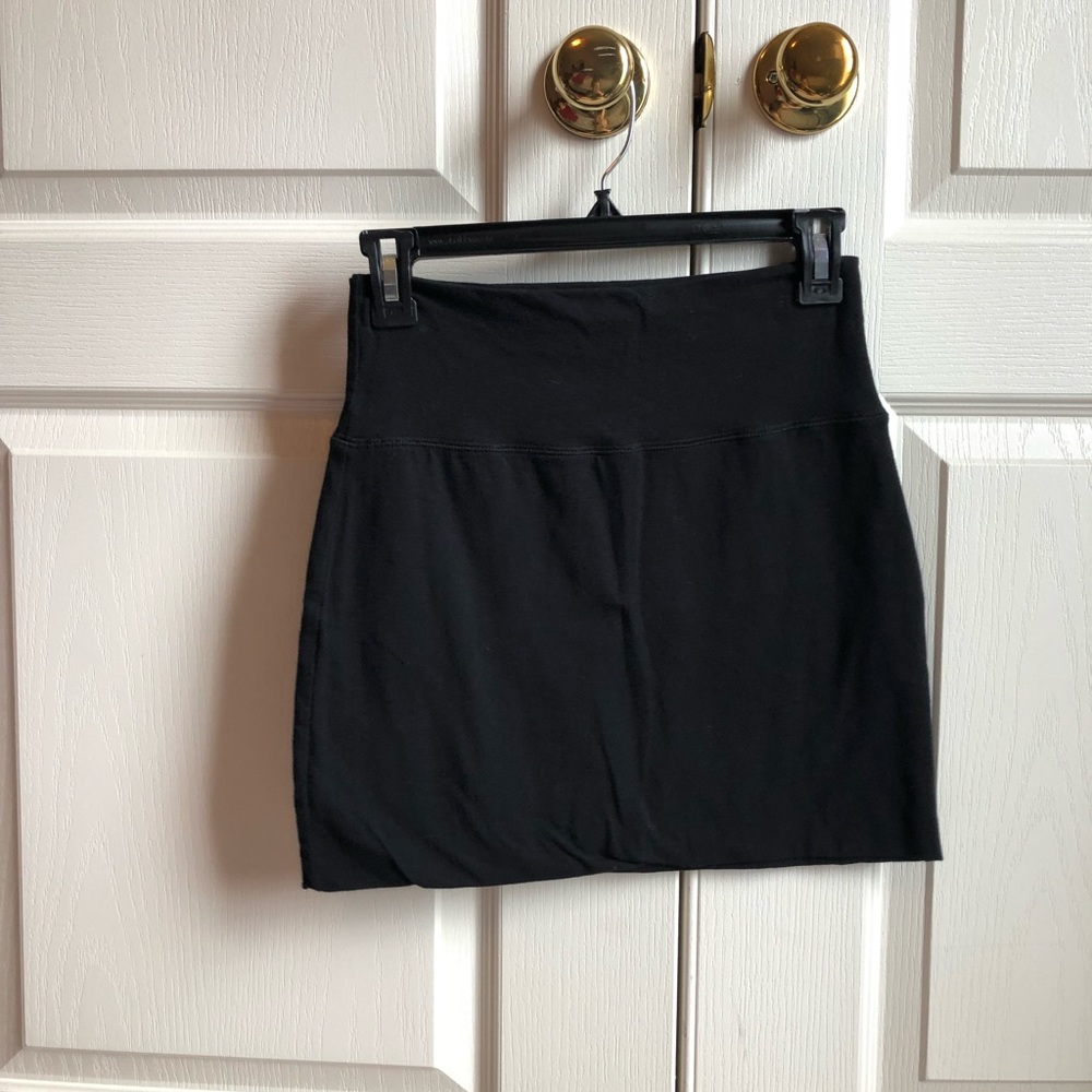 Black pencil skirt